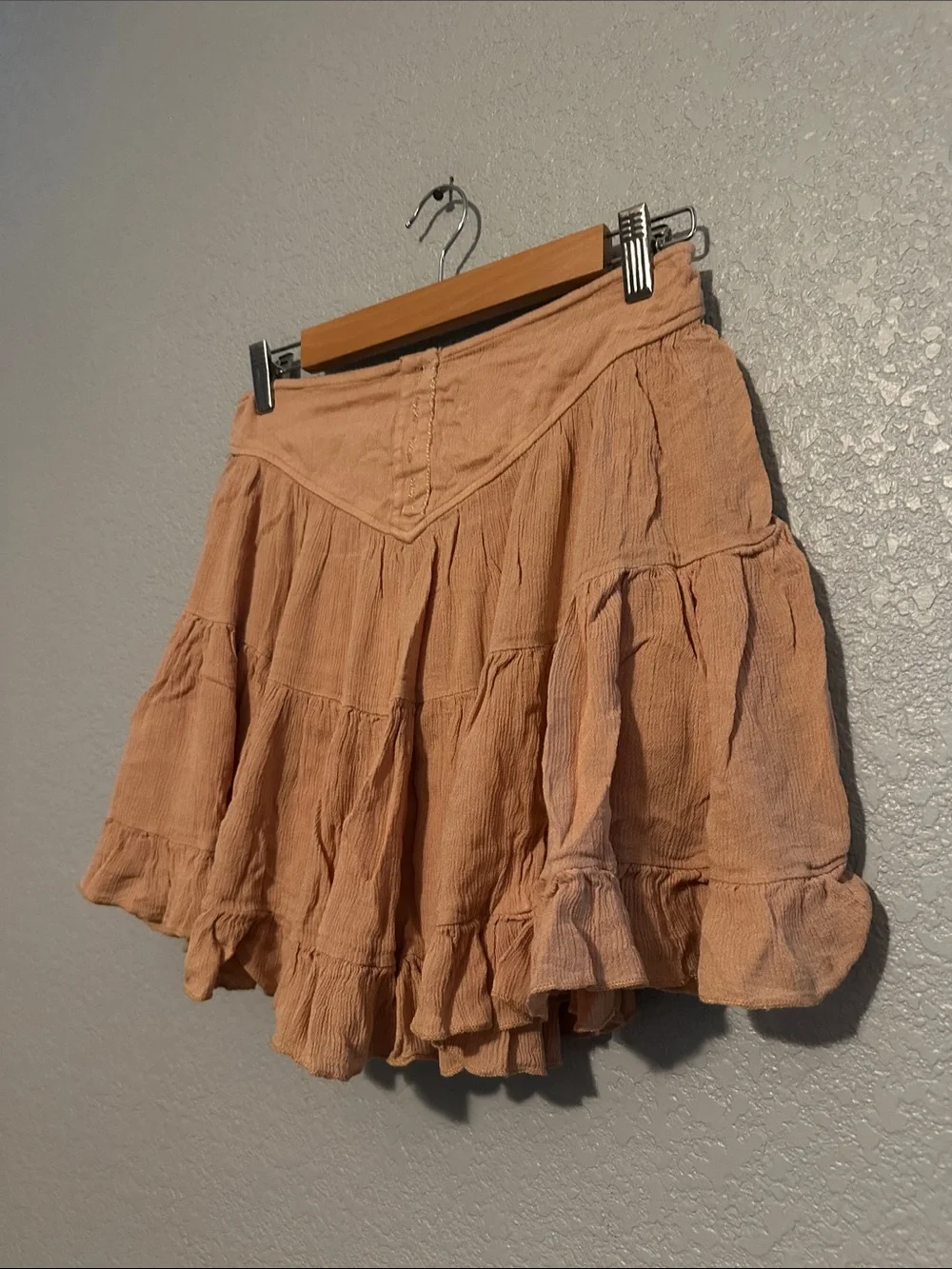Free People Ruffle Mini Skirt
